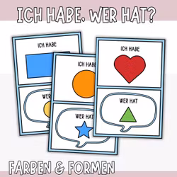 Ich habe, wer hat? - Farben und Formen lernen