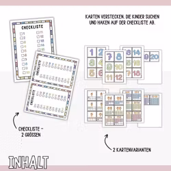 Schatzsuche - Zahlen 1-20