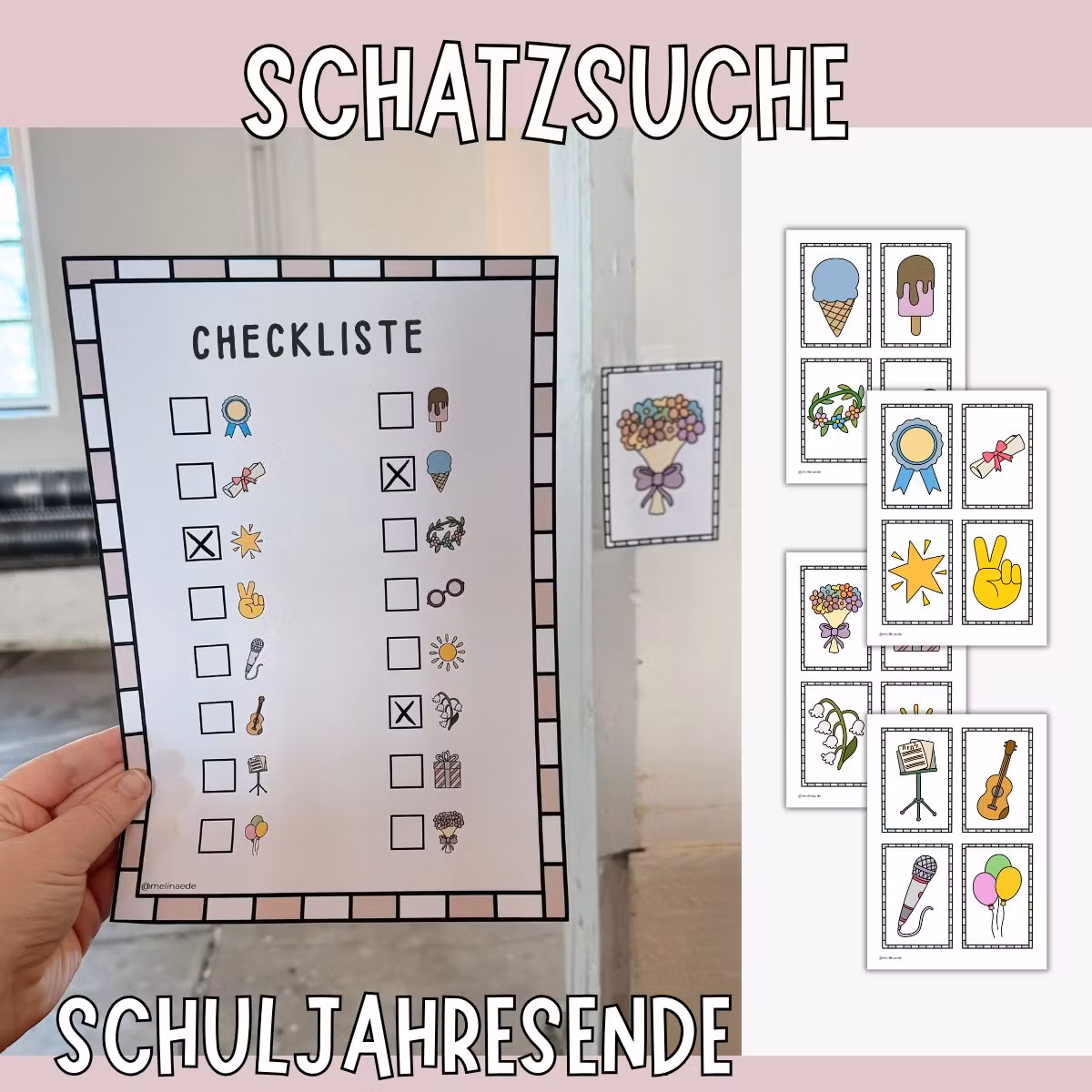 Schatzsuche für Kinder - Schuljahresende