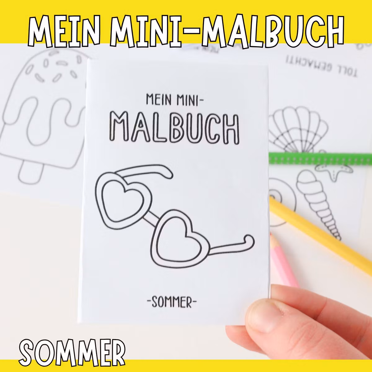 Mein Mini-Malbuch - Sommer