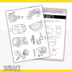 Mein Mini-Malbuch - Sommer