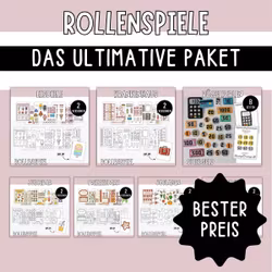 Rollenspiel Spielsets zum Ausdrucken - Das ultimative Paket