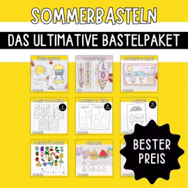 Sommerbasteln - Das ultimative Bastelpaket zum Ausdrucken
