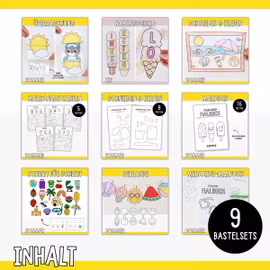 Sommerbasteln - Das ultimative Bastelpaket zum Ausdrucken