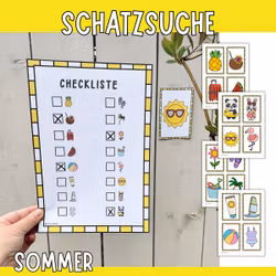 Schatzsuche für Kinder - Sommer