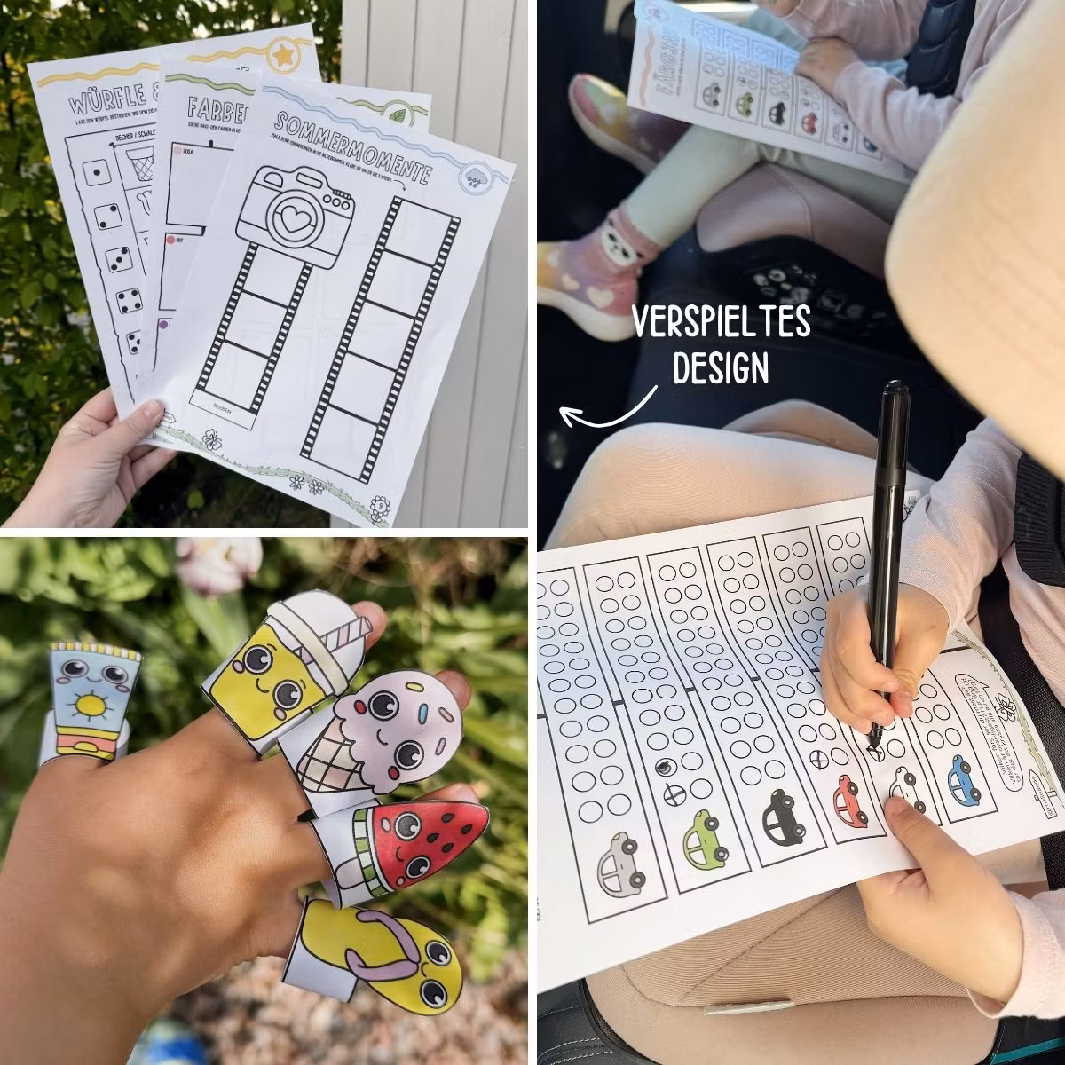 Sommerferien - Spiele, Basteln, Rätsel & Outdoor-Aktivitäten