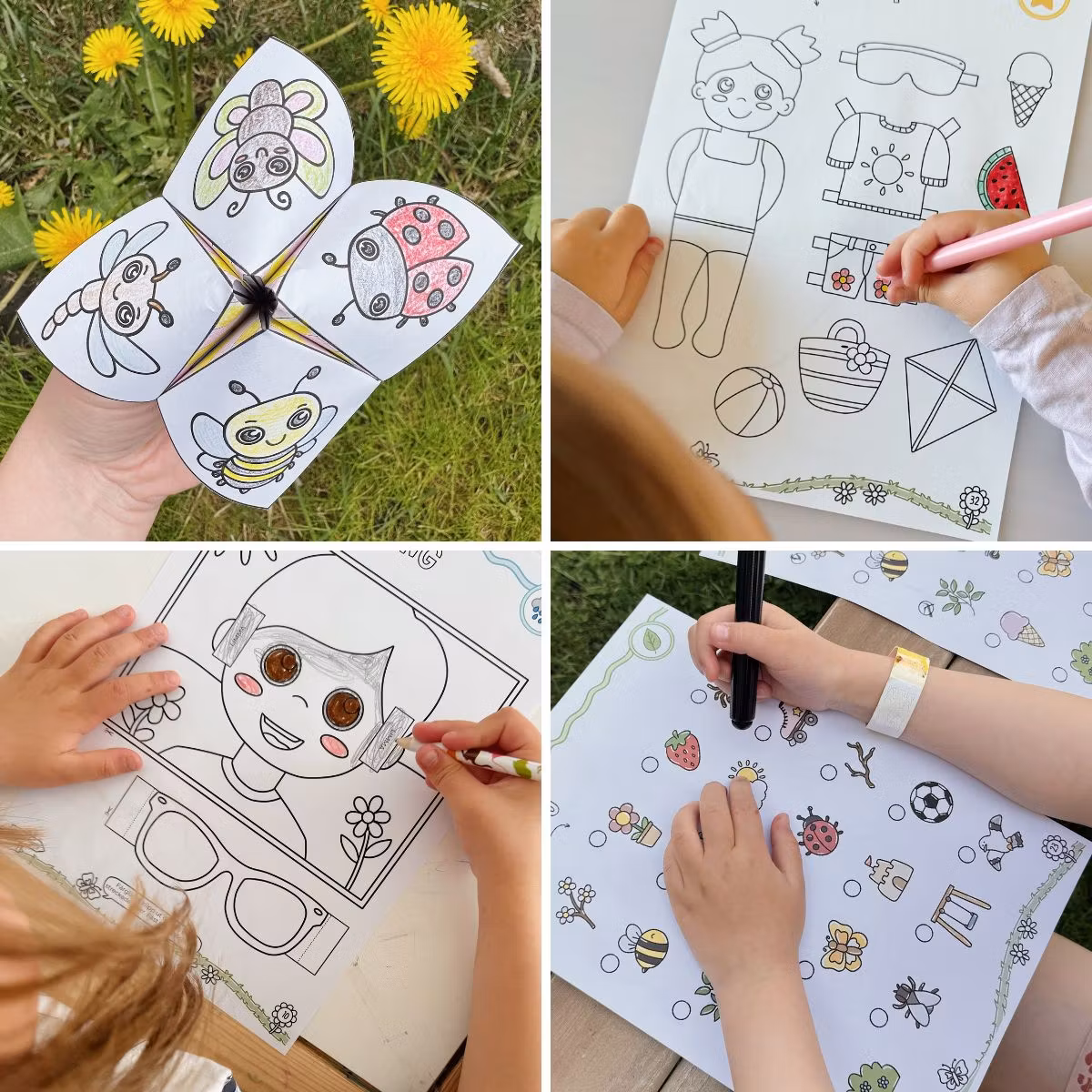 Sommerferien - Spiele, Basteln, Rätsel & Outdoor-Aktivitäten