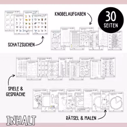 Im Restaurant - Aktivitätsheft mit Spielen, Rätseln, Schatzsuchen & Bastelideen