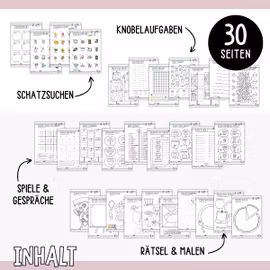 Im Restaurant - Aktivitätsheft mit Spielen, Rätseln, Schatzsuchen & Bastelideen