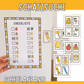 Schatzsuche für Kinder - Schulanfang