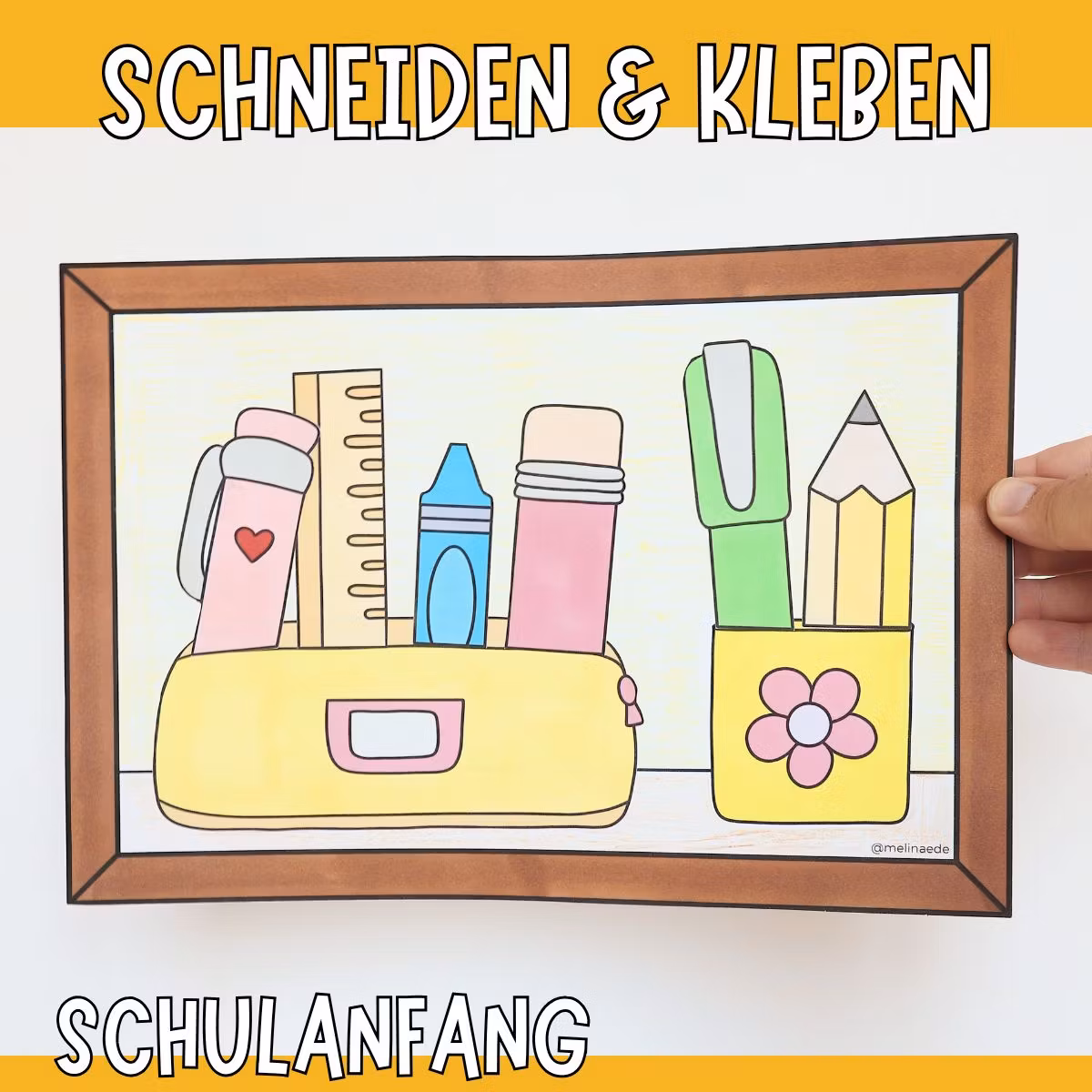 Schulanfang - Bild basteln