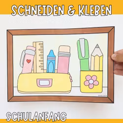 Schulanfang - Bild basteln