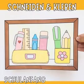 Schulanfang - Bild basteln