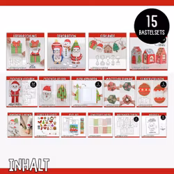 Weihnachtsbasteln - Das ultimative Bastelpaket zum Ausdrucken