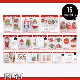 Weihnachtsbasteln - Das ultimative Bastelpaket zum Ausdrucken