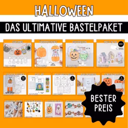 Halloweenbasteln – Das ultimative Bastelpaket zum Ausdrucken