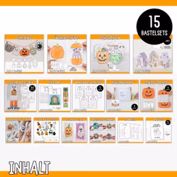 Halloweenbasteln – Das ultimative Bastelpaket zum Ausdrucken