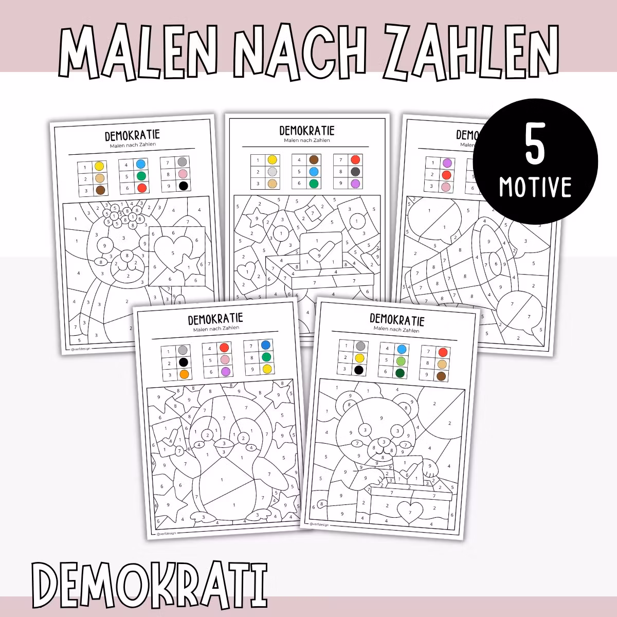 Malen nach Zahlen - Demokratie