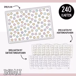 Rechnen & Finden (0-100) - Mathespiel mit Addition & Subtraktion
