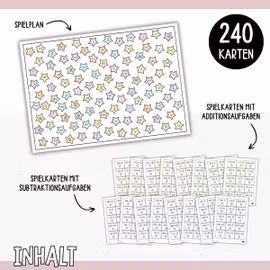 Rechnen & Finden (0-100) - Mathespiel mit Addition & Subtraktion