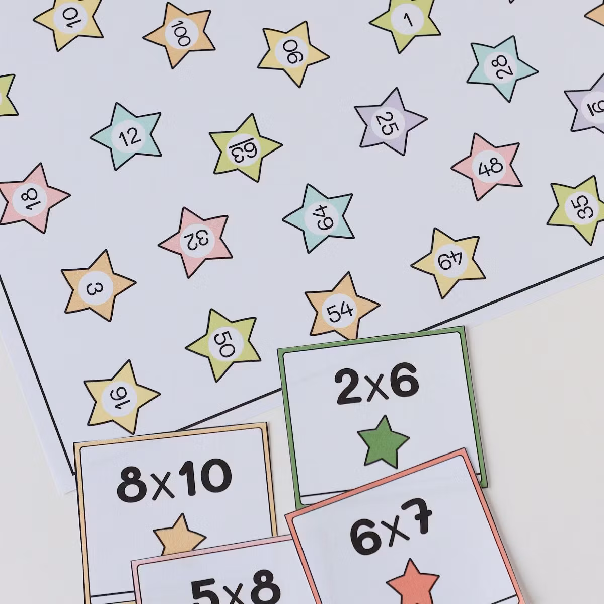 Rechnen & Finden (Einmaleins 1-10) - Mathespiel zur Multiplikation
