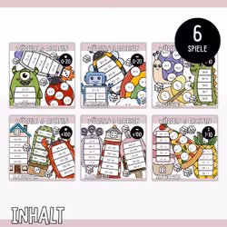 Würfeln & Rechnen - Großes Mathespiele-Paket