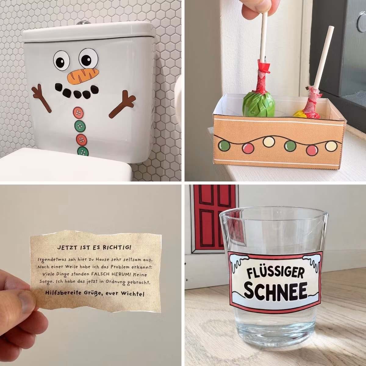 30 fertige Wichtelstreiche - Wichtelbriefe & Zubehör (Jahr 1)