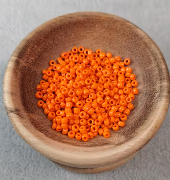 Seed beads - Orange pastell