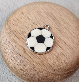 Berlock - Emaljerad fotboll