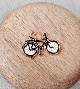 Berlock - Emaljerad cykel