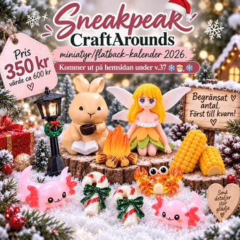 Julkalender Miniatyrer & Flatbacks DIY
