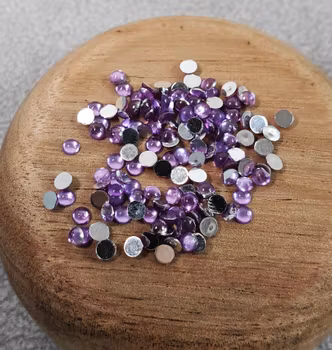 Rhinestones lila metallic - 3 mm