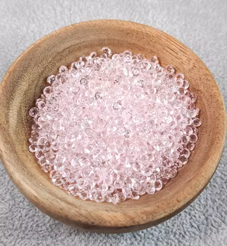 Strass diamantformade ljusrosa - 3 mm