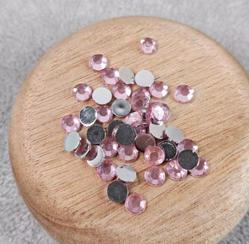 Rhinestones - ljusrosa 5 mm
