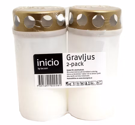 Gravljuslykta - 2-pack - 30h
