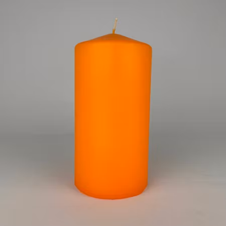 Blockljus - Apelsin - Ø7.5X15 cm - 80h