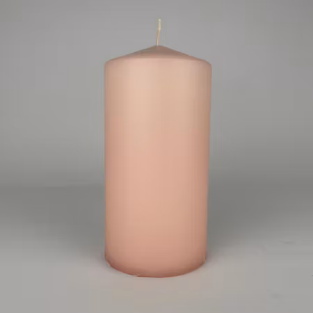 Blockljus - Dimrosa - Ø7.5X15 cm - 80h