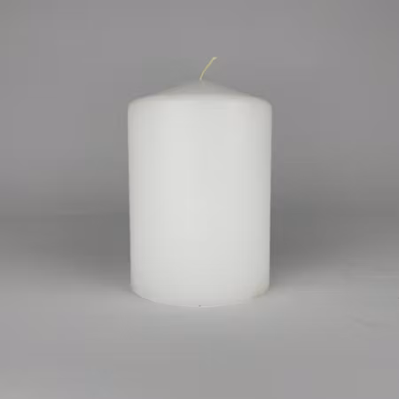 Blockljus - Vit - Ø7.5X11 cm - 42h