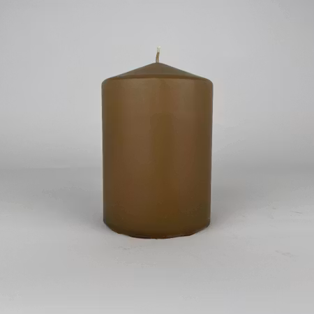 Blockljus - Beige - Ø7.5X11 cm - 42h