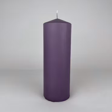 Blockljus - Blåbärsmjölk - Ø7X20 cm - 76h
