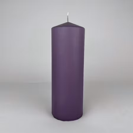 Blockljus - Blåbärsmjölk - Ø7X20 cm - 76h