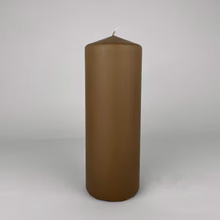 Blockljus - Beige - Ø7X20 cm - 76h