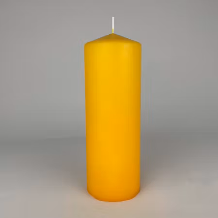Blockljus - Påskgul - Ø7X20 cm - 76h