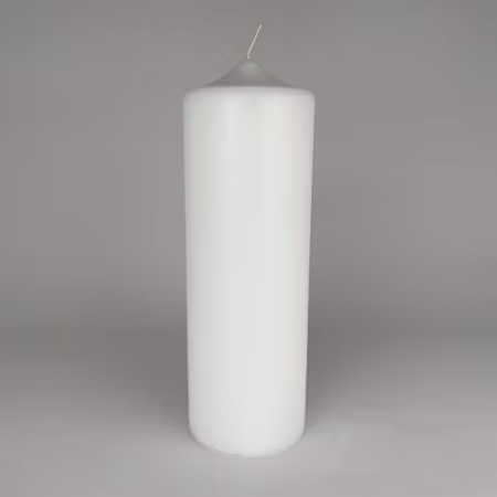 Blockljus - Vit - Ø10X30 cm - 215h