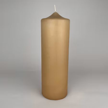 Blockljus - Ljusbeige - Ø10X30 cm - 215h