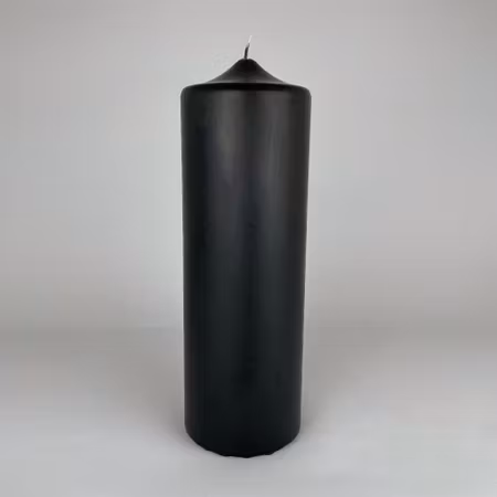 Blockljus - Svart - Ø10X30 cm - 215h