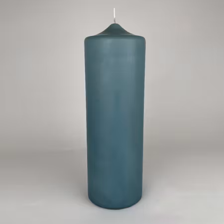 Blockljus - Duvblå - Ø10X30 cm - 215h