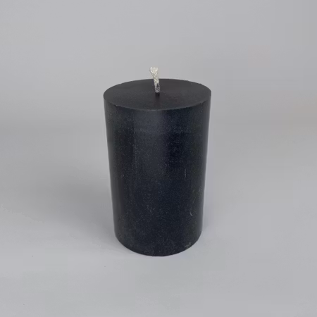 Blockljus Lyx - Svart - Ø7X11 cm - 46h
