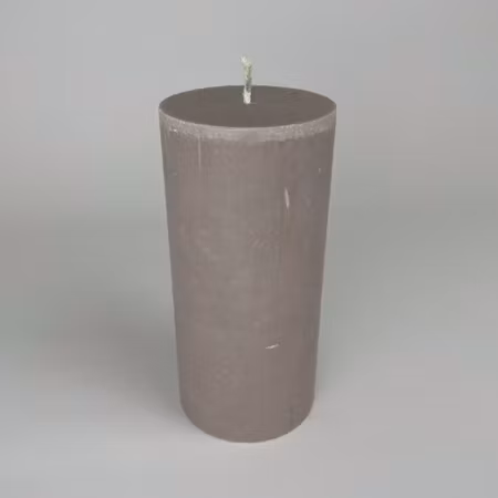 Blockljus Lyx - Ljusgrå - Ø7X15 cm - 50h