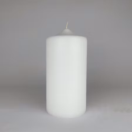 Blockljus - Vit - Ø10X20 cm - 140h